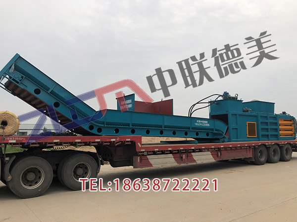 遼寧200噸立式金屬打包機安裝